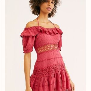 Free People Super sweet fit and flare mini dress